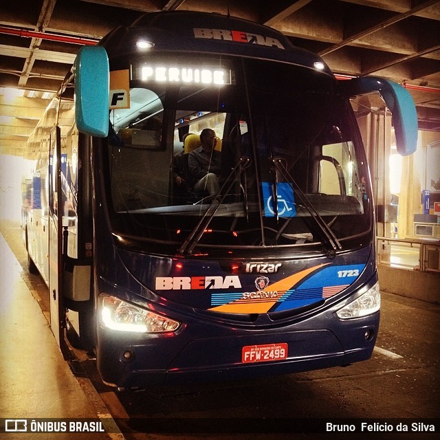 Breda Transportes e Serviços 1723 na cidade de São Paulo, São Paulo, Brasil, por Bruno  Felício da Silva. ID da foto: 7605454.