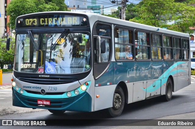 Viação Grande Vitória 7250 na cidade de Vitória, Espírito Santo, Brasil, por Eduardo Ribeiro. Número da foto: #7605295.