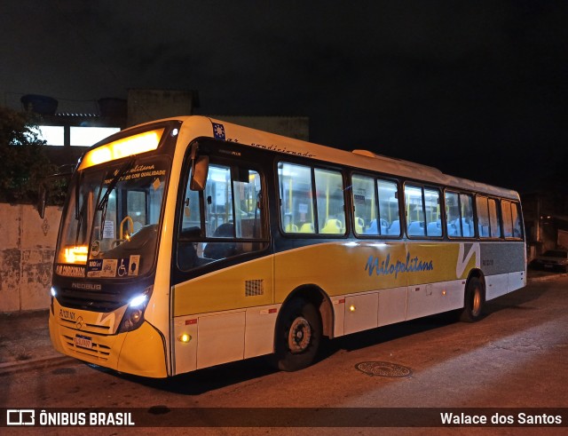 Viação Nilopolitana RJ 123.101 na cidade de Nova Iguaçu, Rio de Janeiro, Brasil, por Walace dos Santos. Número da foto: #7604843.