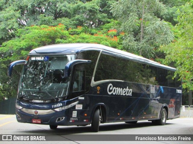 Viação Cometa 719539 na cidade de São Paulo, São Paulo, Brasil, por Francisco Mauricio Freire. Número da foto: #7607101.