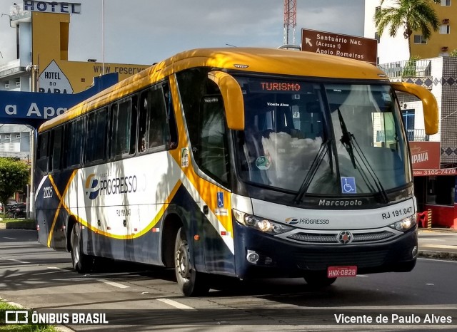 Viação Progresso 22225 na cidade de Aparecida, São Paulo, Brasil, por Vicente de Paulo Alves. Número da foto: #7607434.