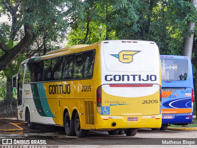 Empresa Gontijo de Transportes 21205 na cidade de São Paulo, São Paulo, Brasil, por Matheus Bispo. Número da foto: #7607557.
