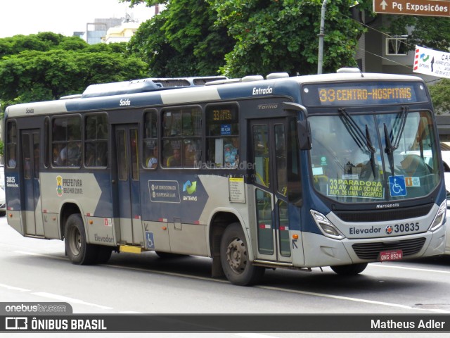 Coletivos São Lucas 30835 na cidade de Belo Horizonte, Minas Gerais, Brasil, por Matheus Adler. ID da foto: 7607407.