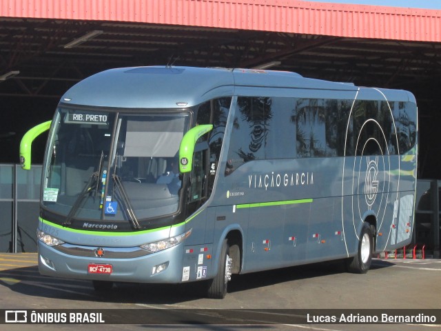 Viação Garcia 8125 na cidade de Londrina, Paraná, Brasil, por Lucas Adriano Bernardino. ID da foto: 7610297.