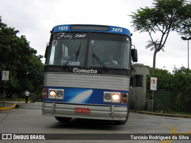 Viação Cometa 7273 na cidade de São Paulo, São Paulo, Brasil, por Tarcisio Rodrigues da Silva. ID da foto: 7608881.