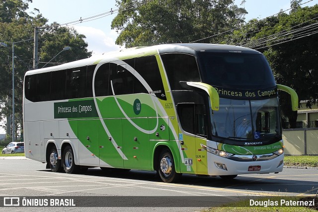 Expresso Princesa dos Campos 6620 na cidade de Curitiba, Paraná, Brasil, por Douglas Paternezi. ID da foto: 7608694.