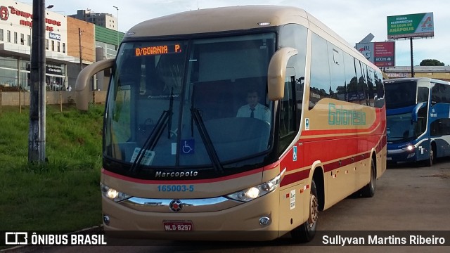 Auto Viação Goianésia 165003-5 na cidade de Anápolis, Goiás, Brasil, por Sullyvan Martins Ribeiro. Número da foto: #7610002.