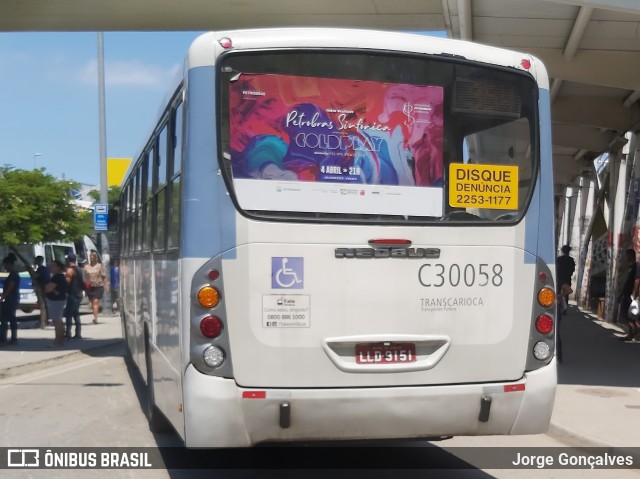 Transportes Futuro C30058 na cidade de Rio de Janeiro, Rio de Janeiro, Brasil, por Jorge Gonçalves. ID da foto: 7610305.