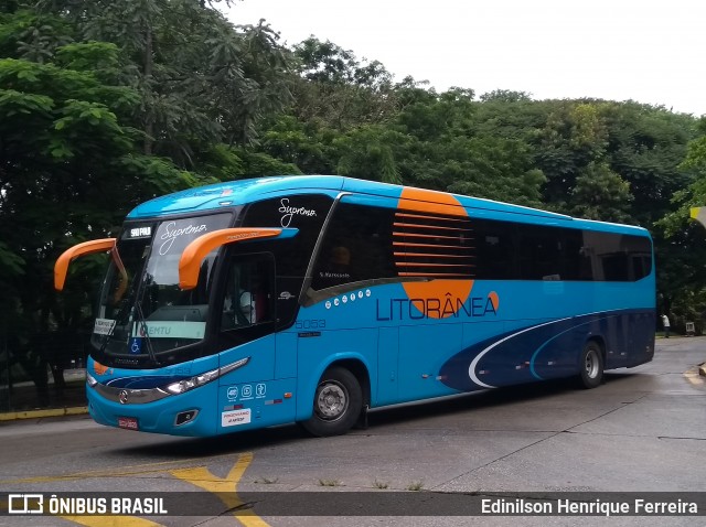 Litorânea Transportes Coletivos 5053 na cidade de São Paulo, São Paulo, Brasil, por Edinilson Henrique Ferreira. Número da foto: #7610705.