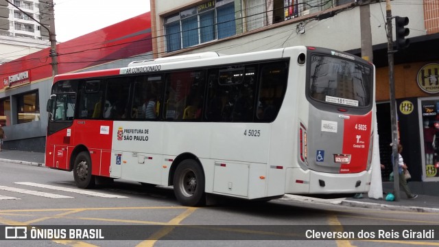 Allibus Transportes 4 5025 na cidade de São Paulo, São Paulo, Brasil, por Cleverson dos Reis Giraldi. Número da foto: #7608685.
