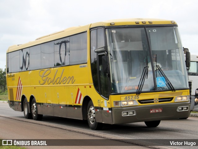 Viação Itapemirim 45245 na cidade de Santa Maria do Pará, Pará, Brasil, por Victor Hugo. Número da foto: #7610960.