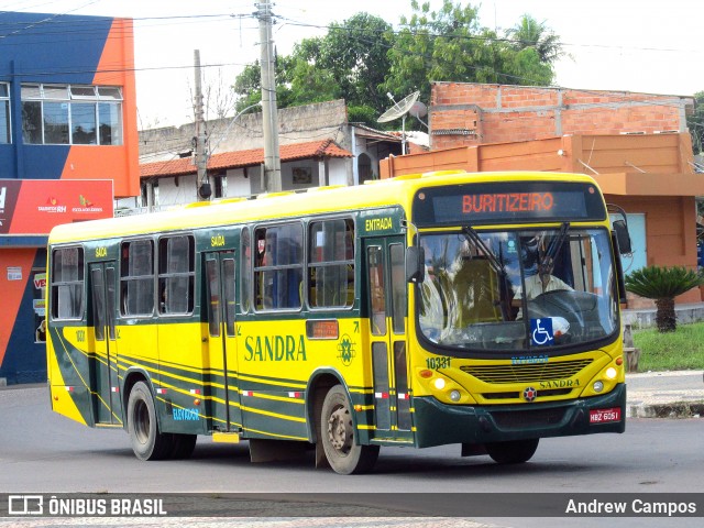 Viação Sandra 10331 na cidade de Pirapora, Minas Gerais, Brasil, por Andrew Campos. Número da foto: #7613530.