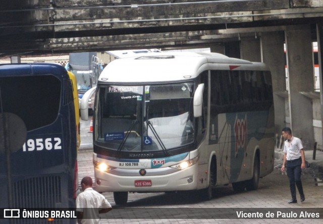 Auto Viação 1001 RJ 108.788 na cidade de Belo Horizonte, Minas Gerais, Brasil, por Vicente de Paulo Alves. ID da foto: 7613075.