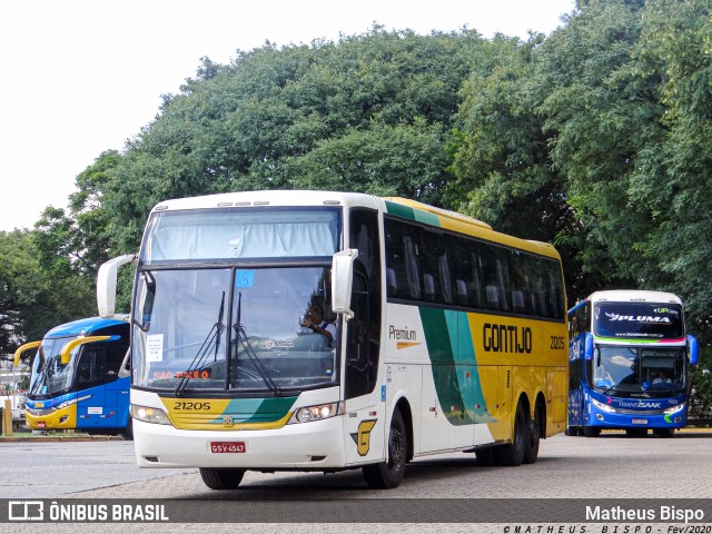 Empresa Gontijo de Transportes 21205 na cidade de São Paulo, São Paulo, Brasil, por Matheus Bispo. Número da foto: #7613457.