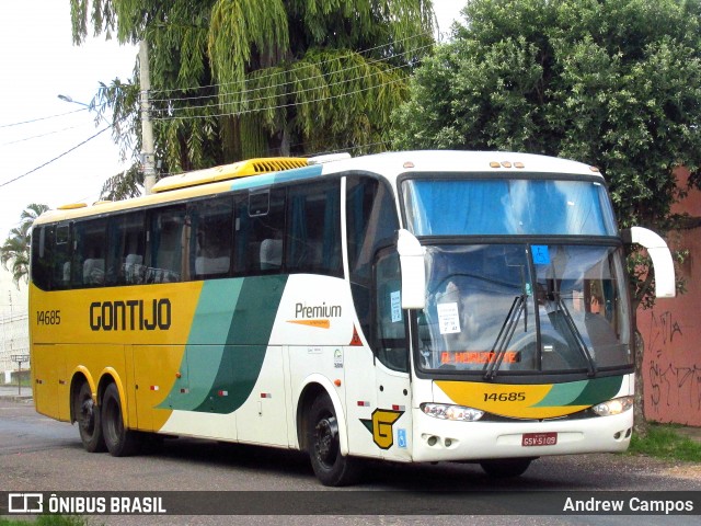Empresa Gontijo de Transportes 14685 na cidade de Pirapora, Minas Gerais, Brasil, por Andrew Campos. Número da foto: #7613521.