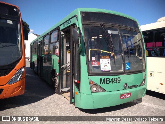 Auto Viação Mercês MB499 na cidade de Curitiba, Paraná, Brasil, por Mayron Cesar  Colaço Teixeira. Número da foto: #7613259.