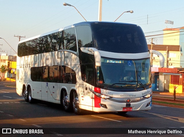 Auto Viação Catarinense 319306 na cidade de Londrina, Paraná, Brasil, por Matheus Henrique Delfino. ID da foto: 7611562.