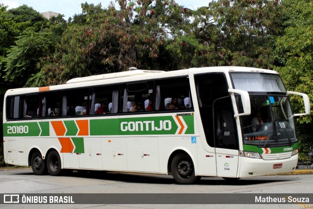 Empresa Gontijo de Transportes 20180 na cidade de São Paulo, São Paulo, Brasil, por Matheus Souza. Número da foto: #7614234.