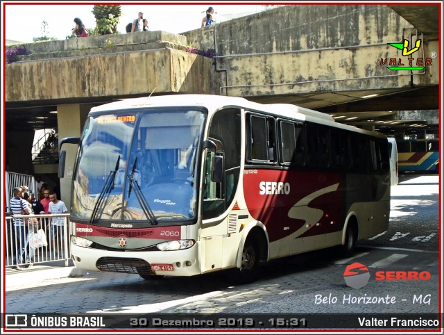 Viação Serro 2060 na cidade de Belo Horizonte, Minas Gerais, Brasil, por Valter Francisco. ID da foto: 7613753.