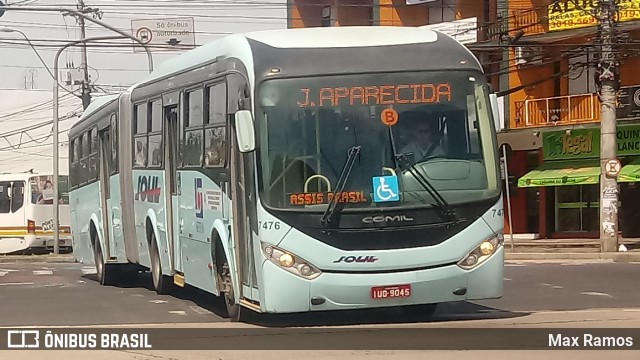 SOUL - Sociedade de Ônibus União Ltda. 7476 na cidade de Porto Alegre, Rio Grande do Sul, Brasil, por Max Ramos. Número da foto: #7611236.