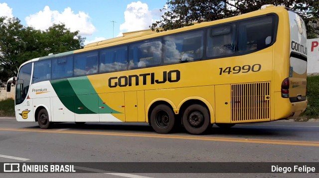 Empresa Gontijo de Transportes 14990 na cidade de Formiga, Minas Gerais, Brasil, por Diego Felipe. Número da foto: #7612870.