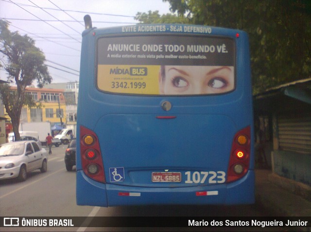 Concessionária Salvador Norte - CSN Transportes 10723 na cidade de Salvador, Bahia, Brasil, por Mario dos Santos Nogueira Junior. ID da foto: 7611322.