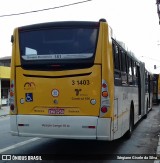 Viação Metrópole Paulista - Zona Leste 3 1403 na cidade de São Paulo, São Paulo, Brasil, por Sérgiane Gisele da Silva. Número da foto: #:id.