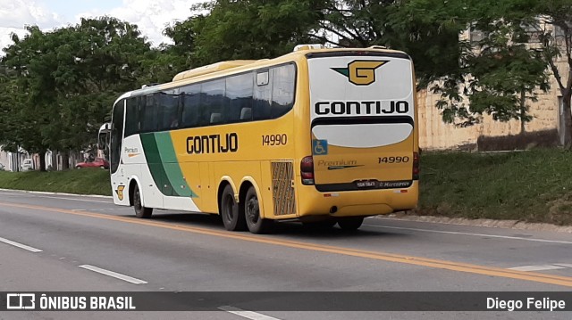 Empresa Gontijo de Transportes 14990 na cidade de Formiga, Minas Gerais, Brasil, por Diego Felipe. ID da foto: 7617701.