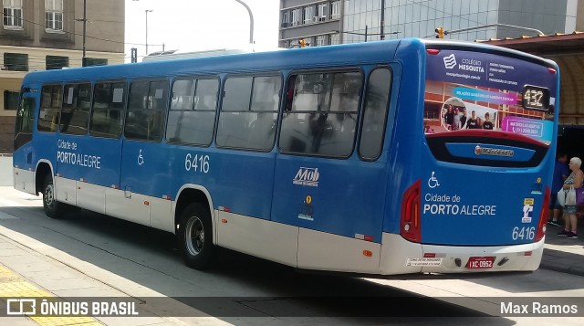 Nortran Transportes Coletivos 6416 na cidade de Porto Alegre, Rio Grande do Sul, Brasil, por Max Ramos. Número da foto: #7616178.