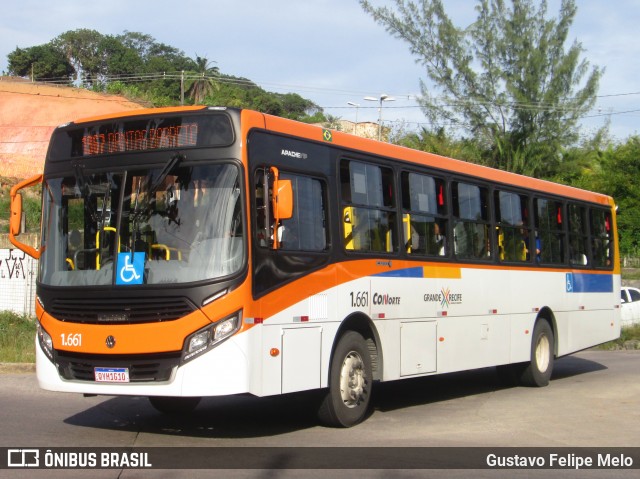 Itamaracá Transportes 1.661 na cidade de Paulista, Pernambuco, Brasil, por Gustavo Felipe Melo. ID da foto: 7615879.