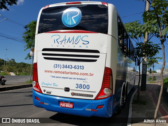 Ramos Turismo 3800 na cidade de Belo Horizonte, Minas Gerais, Brasil, por Ailton Alves. Número da foto: #7615000.