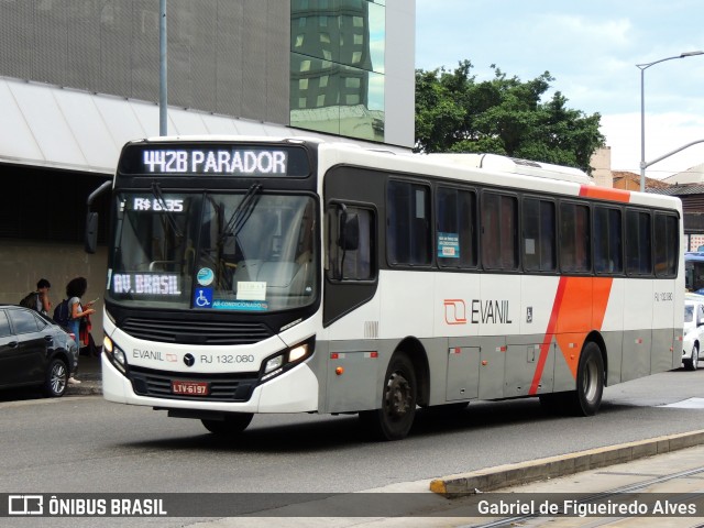 Evanil Transportes e Turismo RJ 132.080 na cidade de Rio de Janeiro, Rio de Janeiro, Brasil, por Gabriel de Figueiredo Alves. Número da foto: #7617391.