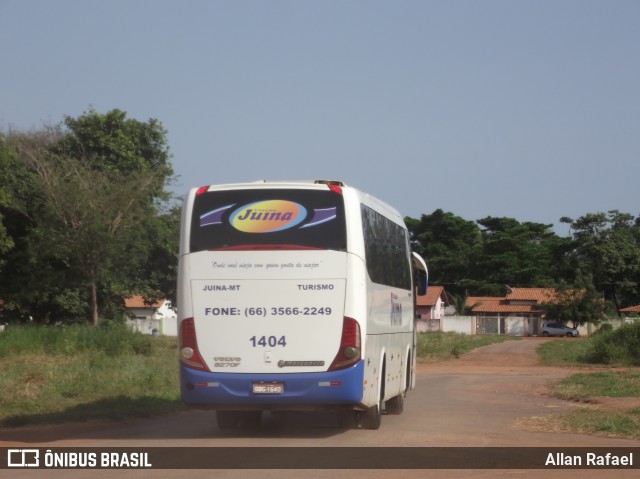 Viação Juína 1404 na cidade de Cáceres, Mato Grosso, Brasil, por Allan Rafael. Número da foto: #7616672.