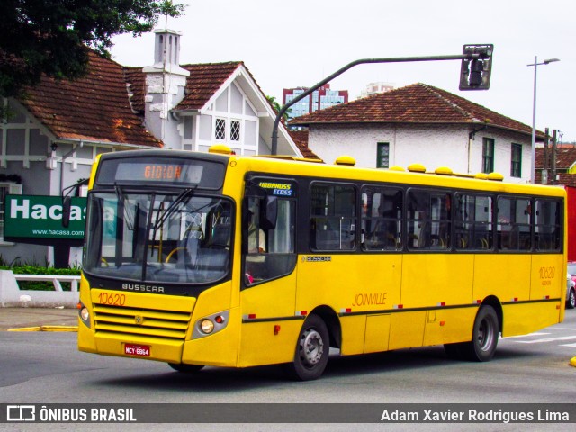 Gidion Transporte e Turismo 10620 na cidade de Joinville, Santa Catarina, Brasil, por Adam Xavier Rodrigues Lima. Número da foto: #7615838.