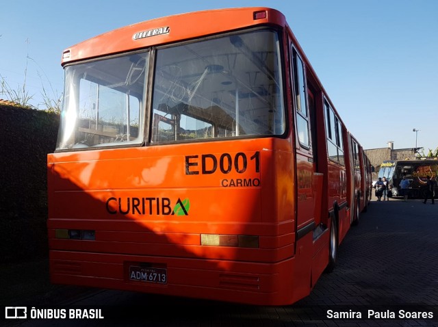 Auto Viação Nossa Sra. do Carmo ED001 na cidade de Curitiba, Paraná, Brasil, por Samira  Paula Soares. ID da foto: 7614639.