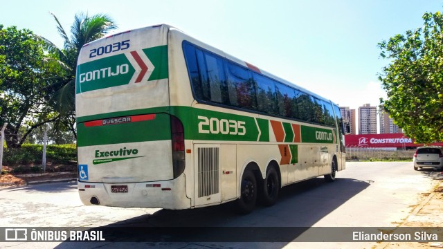 Empresa Gontijo de Transportes 20035 na cidade de Natal, Rio Grande do Norte, Brasil, por Elianderson Silva. ID da foto: 7616574.