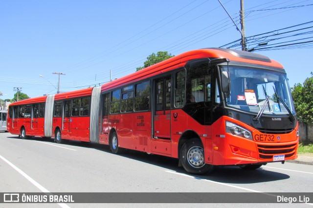 Viação Cidade Sorriso GE732 na cidade de Curitiba, Paraná, Brasil, por Diego Lip. ID da foto: 7616196.