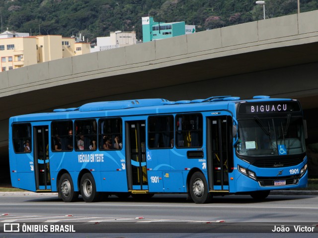 Biguaçu Transportes Coletivos Administração e Participação 1901 na cidade de Florianópolis, Santa Catarina, Brasil, por João Victor. Número da foto: #7617816.