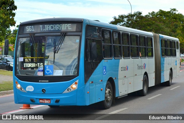 Viação Serrana 15135 na cidade de Vitória, Espírito Santo, Brasil, por Eduardo Ribeiro. ID da foto: 7615148.