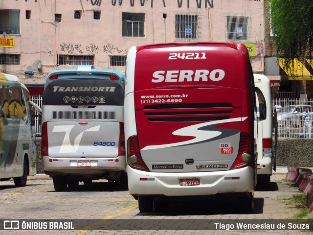 Viação Serro 24211 na cidade de Belo Horizonte, Minas Gerais, Brasil, por Tiago Wenceslau de Souza. ID da foto: 7616963.