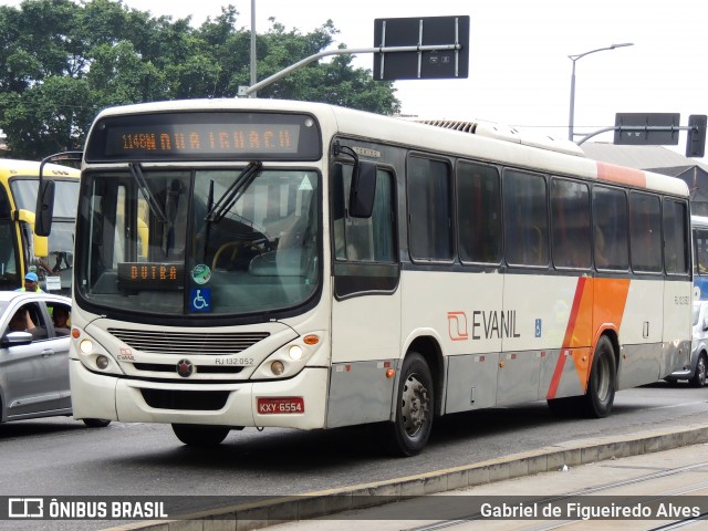 Evanil Transportes e Turismo RJ 132.052 na cidade de Rio de Janeiro, Rio de Janeiro, Brasil, por Gabriel de Figueiredo Alves. Número da foto: #7617343.