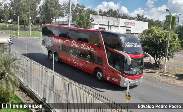 Expresso São Luiz 8080 na cidade de Cuiabá, Mato Grosso, Brasil, por Edvaldo Pedro Pedro. ID da foto: 7614846.