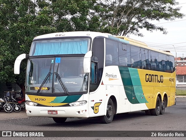 Empresa Gontijo de Transportes 14290 na cidade de Teresina, Piauí, Brasil, por Zé Ricardo Reis. Número da foto: #7616334.
