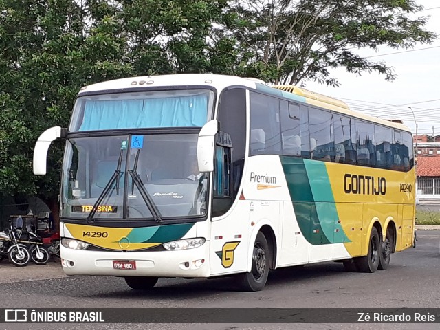 Empresa Gontijo de Transportes 14290 na cidade de Teresina, Piauí, Brasil, por Zé Ricardo Reis. ID da foto: 7616334.