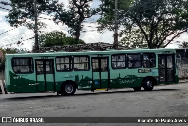 Urca Auto Ônibus 40615 na cidade de Belo Horizonte, Minas Gerais, Brasil, por Vicente de Paulo Alves. ID da foto: 7619671.