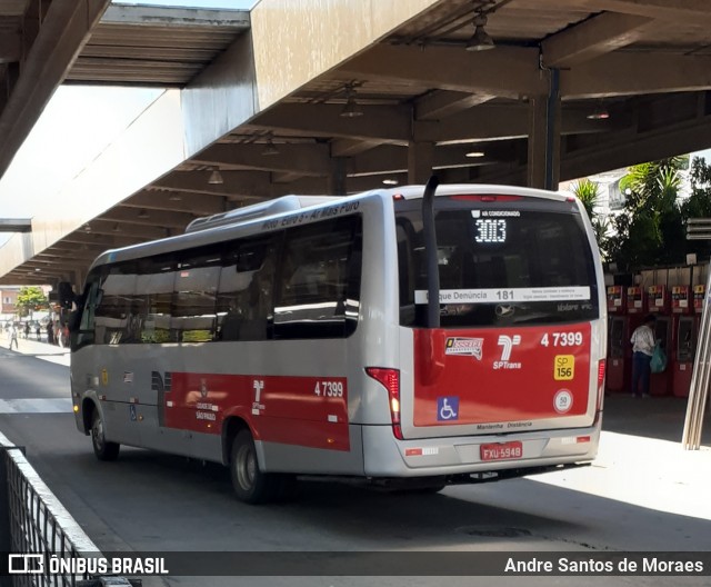 Pêssego Transportes 4 7399 na cidade de São Paulo, São Paulo, Brasil, por Andre Santos de Moraes. ID da foto: 7619150.