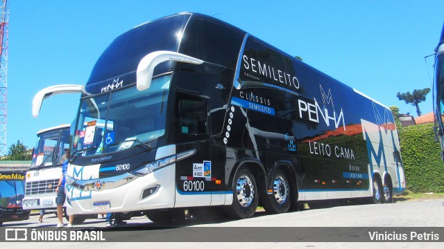 Empresa de Ônibus Nossa Senhora da Penha 60100 na cidade de Curitiba, Paraná, Brasil, por Vinicius Petris. ID da foto: 7618360.