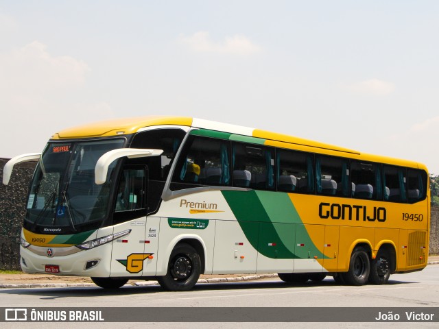 Empresa Gontijo de Transportes 19450 na cidade de São Paulo, São Paulo, Brasil, por João Victor. ID da foto: 7620182.