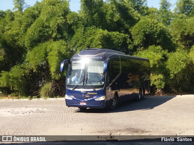 Empresas de Transportes Santana e São Paulo 1003 na cidade de Cruz das Almas, Bahia, Brasil, por Flávio  Santos. ID da foto: 7618984.