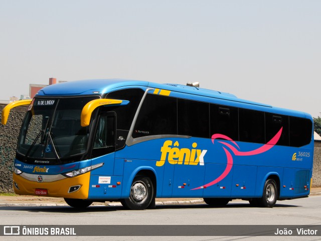 Rápido Expresso Fênix Viação 36025 na cidade de São Paulo, São Paulo, Brasil, por João Victor. Número da foto: #7619641.